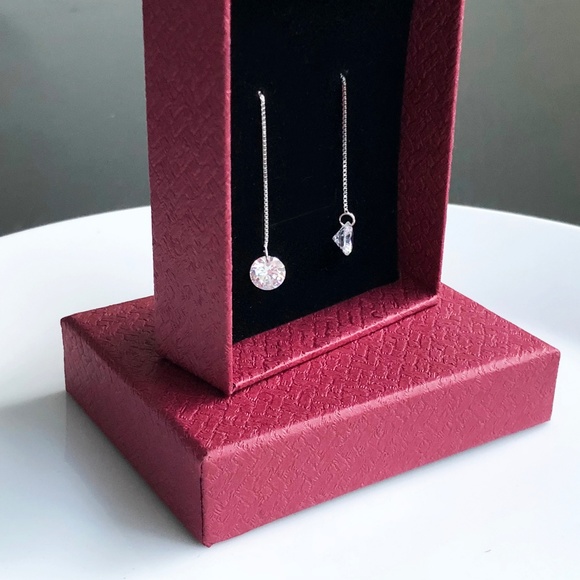 Jewelry - NEW 925 Sterling Silver Earrings Cubic Zirconia